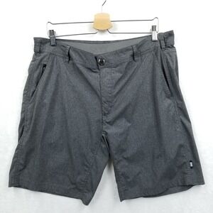 Saxx Shorts Men 36 Gray New Frontier‎ Athletic w/ Liner Pouch Breathable Stretch